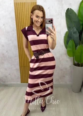 Milla Chic - Vestido Comfy Mada em Moletinho -