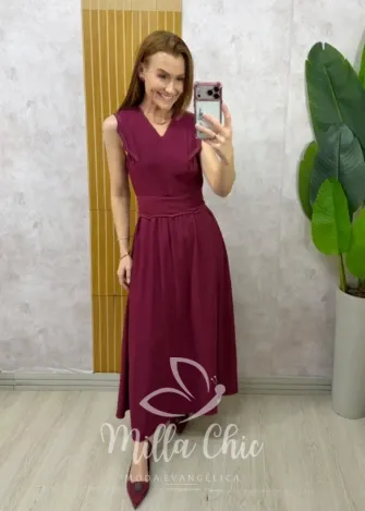 Milla Chic - Vestido Emily - Cherry
