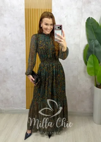 Milla Chic - Vestido Gláucia Longo em tule