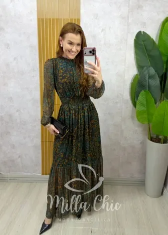 Milla Chic – Vestido Gláucia Longo em tule Milla Chic - Vestido Gláucia Longo em tule