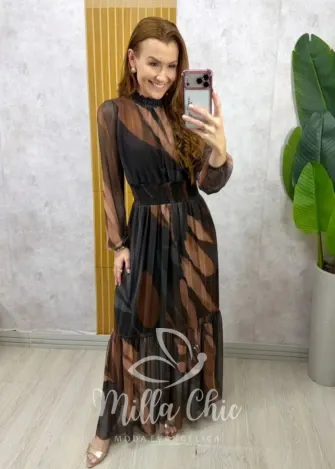Milla Chic - Vestido Gláucia Longo em tule (cópia)