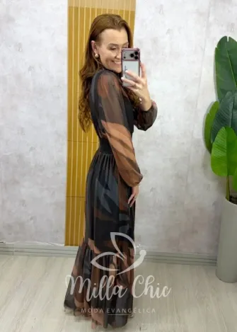 Milla Chic - Vestido Gláucia Longo em tule (cópia)