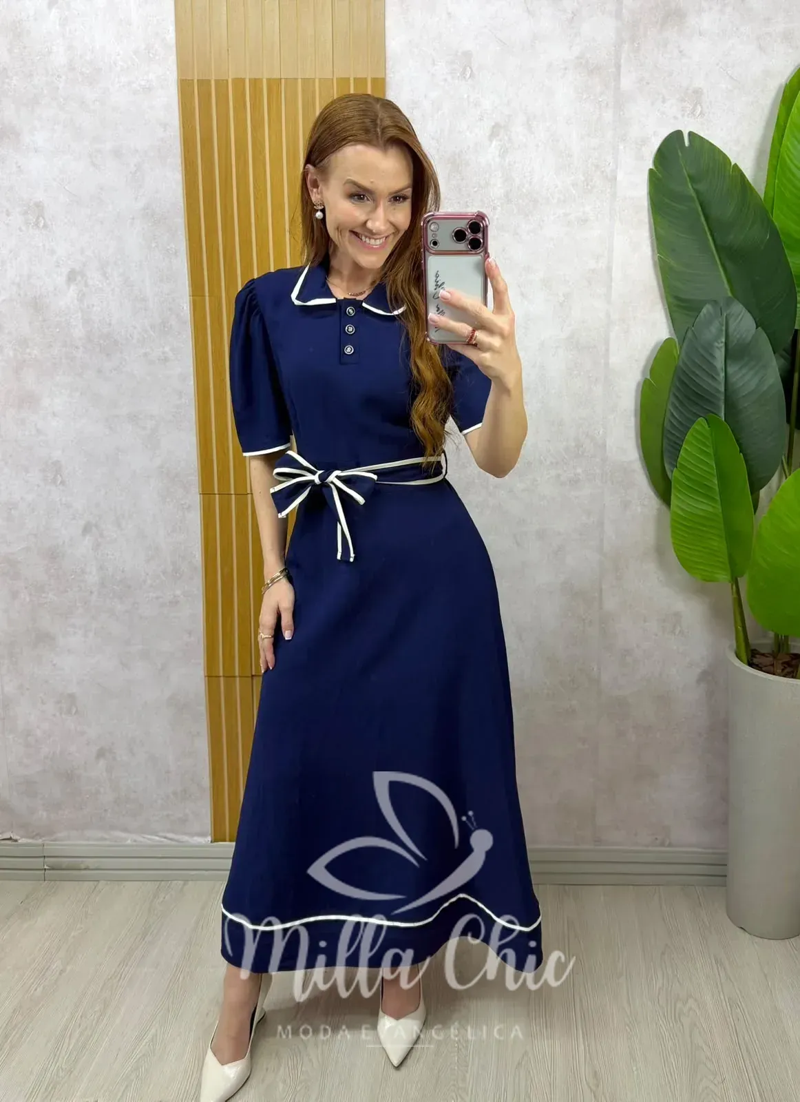 Milla Chic – Vestido Iara – Azul Milla Chic - Vestido Iara - Azul