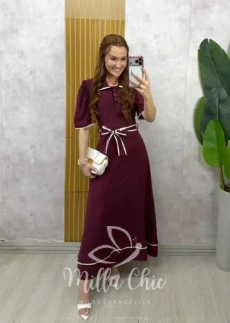 Milla Chic - Vestido Iara - Cherry
