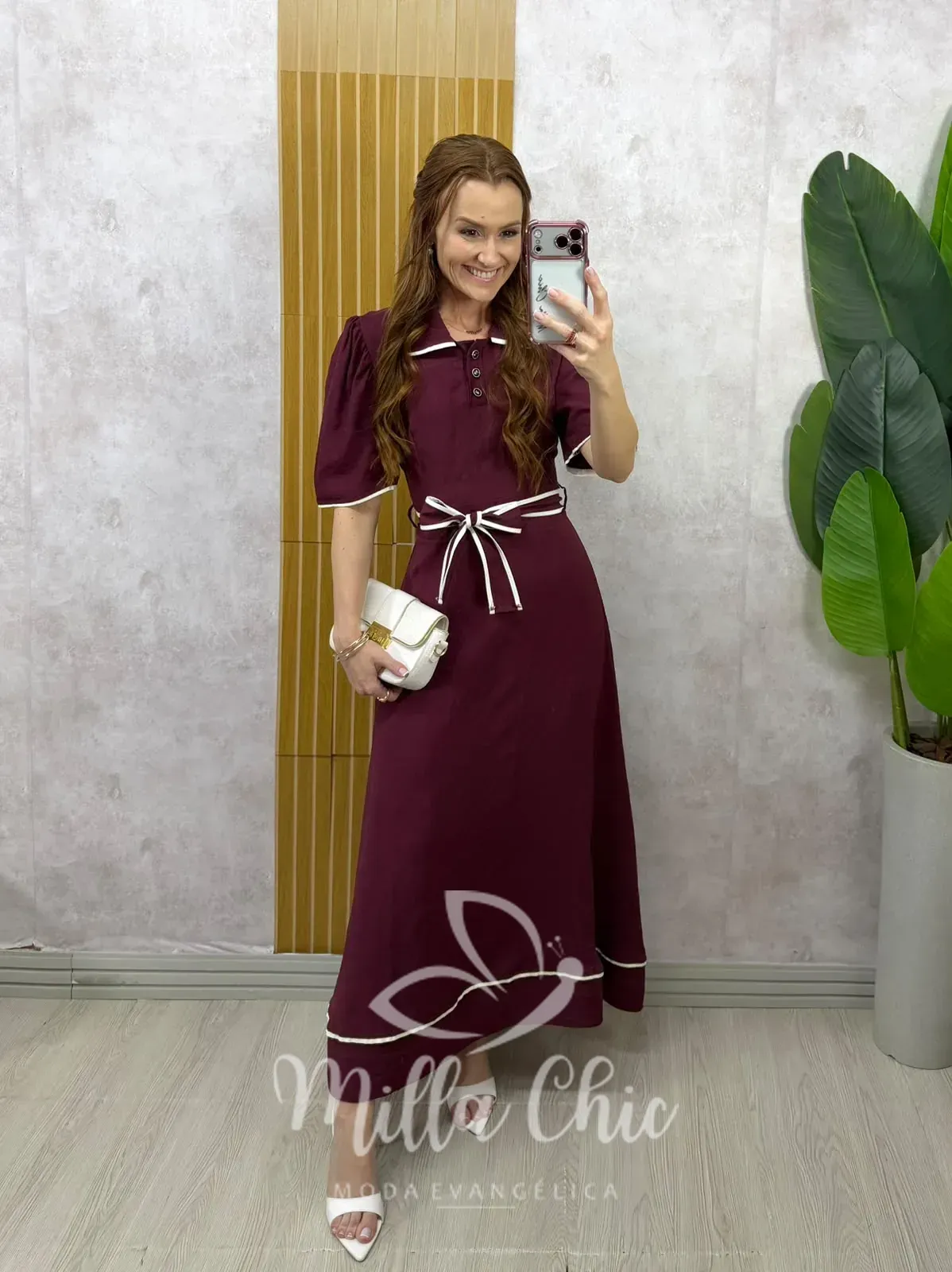 Milla Chic – Vestido Iara – Cherry Milla Chic - Vestido Iara - Cherry