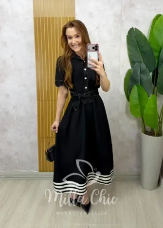 Milla Chic - Vestido Janice - Marrom (cópia)