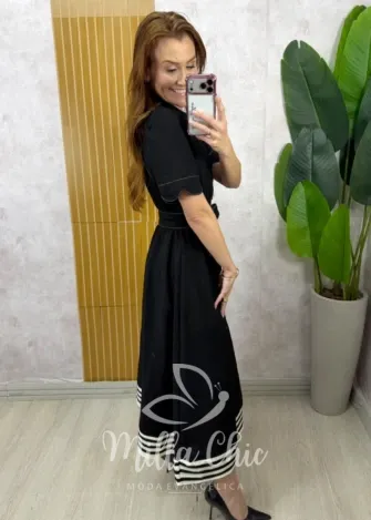 Milla Chic - Vestido Janice - Marrom (cópia)