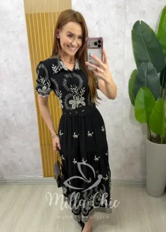 Milla Chic - Vestido Janice - Marrom (cópia)
