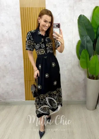 Milla Chic - Vestido Juliana- Preto