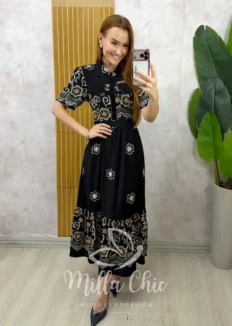 Milla Chic - Vestido Juliana- Preto