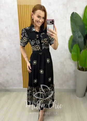Milla Chic - Vestido Juliana- Preto