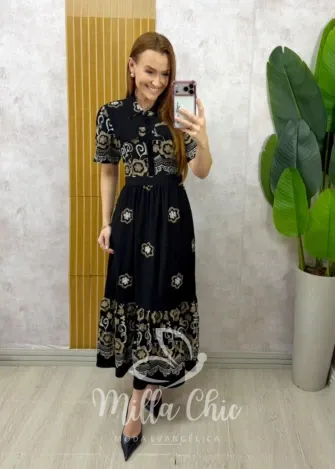 Milla Chic - Vestido Juliana- Preto