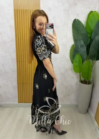 Milla Chic - Vestido Juliana- Preto