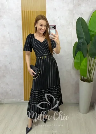 Milla Chic – Vestido Poliana – Preto Milla Chic - Vestido Poliana - Preto
