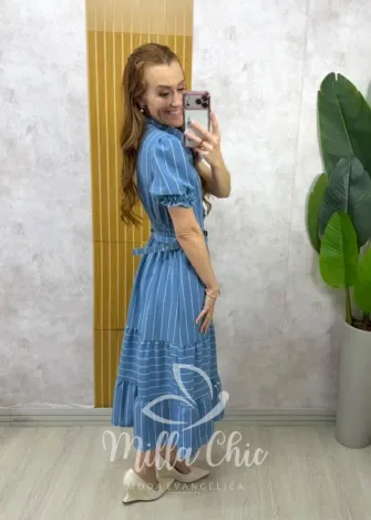 Milla Chic - Vestido Silvana - Azul (cópia)