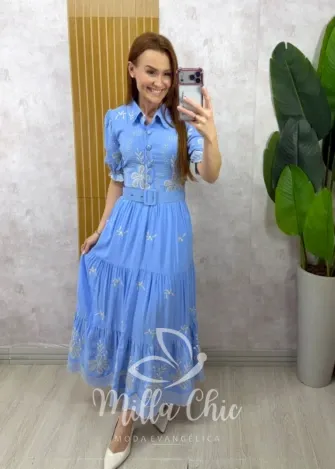 Milla Chic – Vestido Viena bordado (cópia) Milla Chic - Vestido Viena bordado (cópia)
