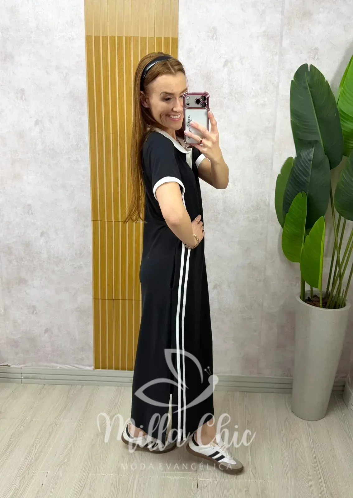 Milla Chic – Vestido Virgínia Comfy Sport – Preto Milla Chic - Vestido Virgínia Comfy Sport - Preto