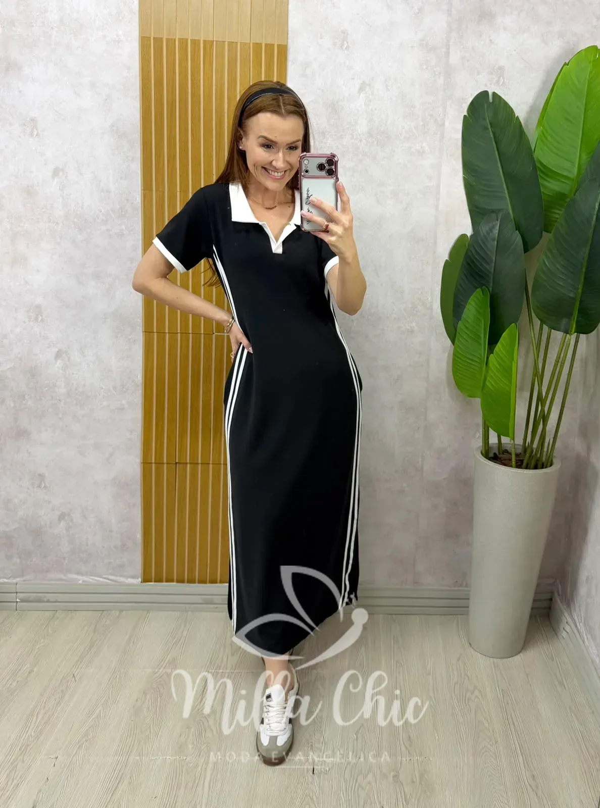 Milla Chic – Vestido Virgínia Comfy Sport – Preto Milla Chic - Vestido Virgínia Comfy Sport - Preto