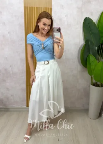 Milla Chic - Blusa Célia - Bege (cópia)