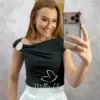 Milla Chic - Blusa Fabiana - Preta