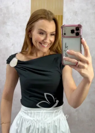 Milla Chic - Blusa Fabiana - Preta