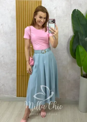 Milla Chic - Blusa Fátima - Rosa