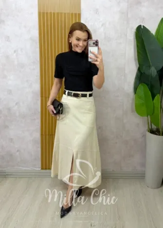Milla Chic - Blusa Ivete - Preta