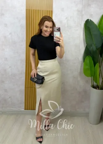 Milla Chic - Blusa Keila - Preta