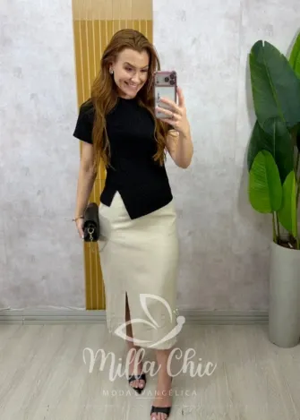 Milla Chic - Blusa Keila - Preta