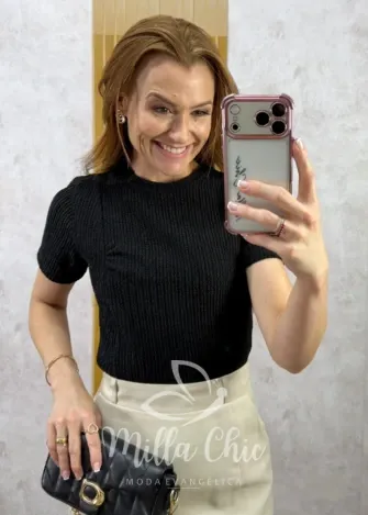 Milla Chic - Blusa Keila - Preta