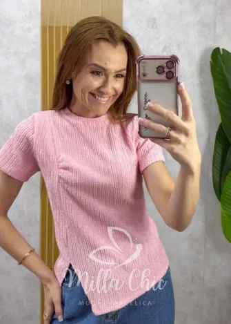 Milla Chic - Blusa Keila - Rosa