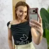 Milla Chic – Blusa Luma em fluity – Bordô (cópia) Milla Chic - Blusa Luma em fluity - Bordô (cópia)