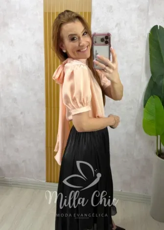 Milla Chic - Camisa Frida em cambraia linho (cópia)