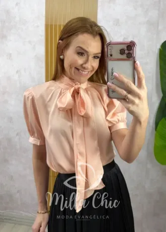 Milla Chic - Camisa Frida em cambraia linho (cópia)