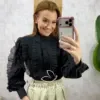 Milla Chic - Camisa Márcia - Preta