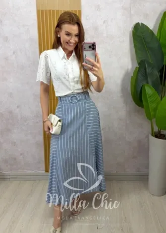 Milla Chic - Casaquinho Miriam em lã batida - Marrom (cópia)