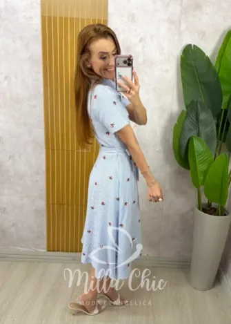 Milla Chic - Chemise Ruth em tricoline bordado (cópia)