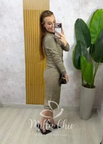 Milla Chic - Conjunto Ivone - Cáqui
