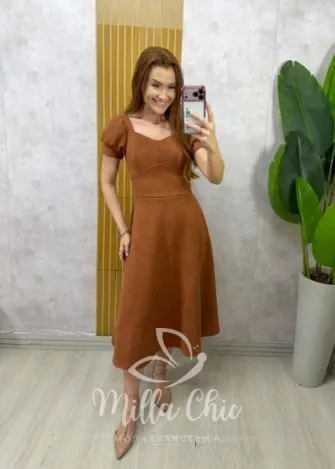 Milla Chic - Jardineira Eduvirges - Bege (cópia)