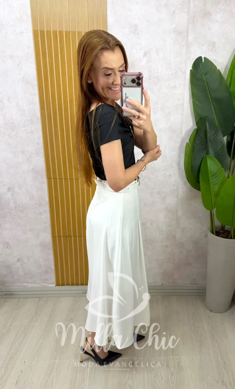 Milla Chic – Saia Arlete – Branca Milla Chic - Saia Arlete - Branca