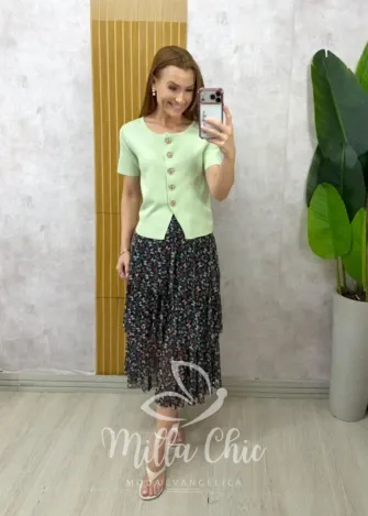 Milla Chic - Saia Caetana em tule