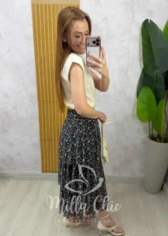 Milla Chic - Saia Caetana em tule
