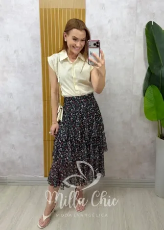 Milla Chic - Saia Caetana em tule