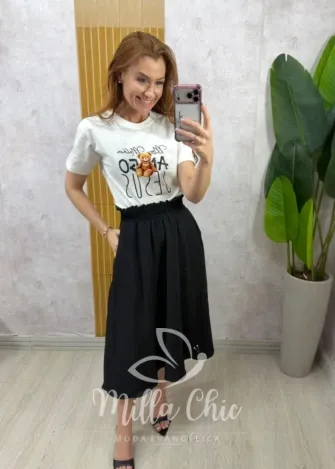Milla Chic - Saia Francine - Marrom (cópia)
