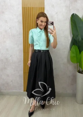 Milla Chic - Saia Rogéria - Bege (cópia)