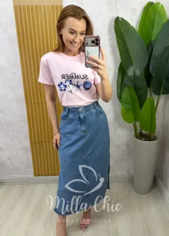 Milla Chic - T-shirt Summer 🌊☀️