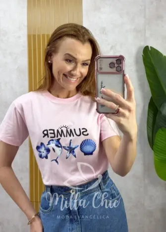 Milla Chic - T-shirt Summer 🌊☀️