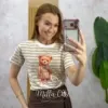 Milla Chic – T-Shirt Ursinha listrada Milla Chic - T-Shirt Ursinha listrada