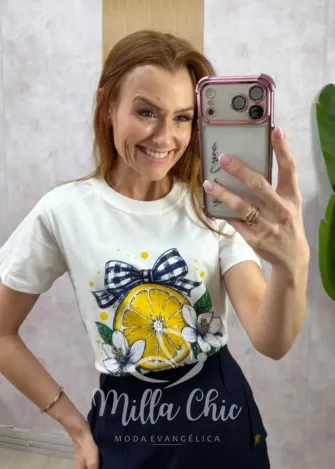 Milla Chic - Tshirt Limão Siciliano