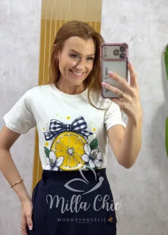 Milla Chic - Tshirt Limão Siciliano